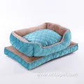 Blue Unfolded Pet Bed Custom Felt Dog Product